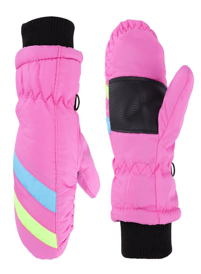 CaySep Winter Ski-Gloves for Boys Girls Water-Resistant Warm Snow Gloves for Outddor Activities（Kids 2-5 Years） - Image 1